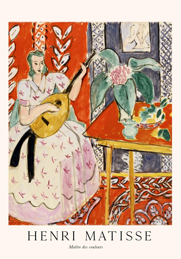 Le Luth by Henri Matisse Exhibition Poster