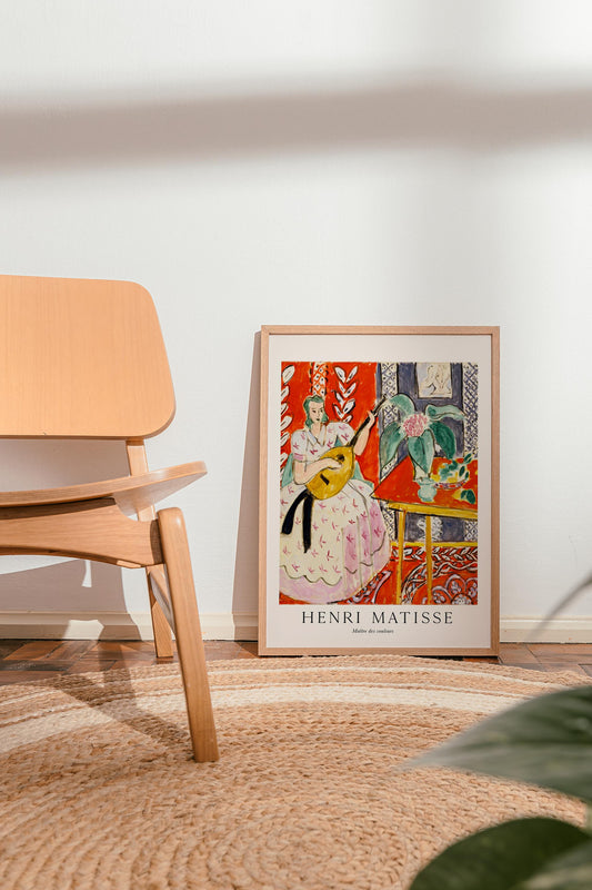 Le Luth by Henri Matisse Exhibition Poster