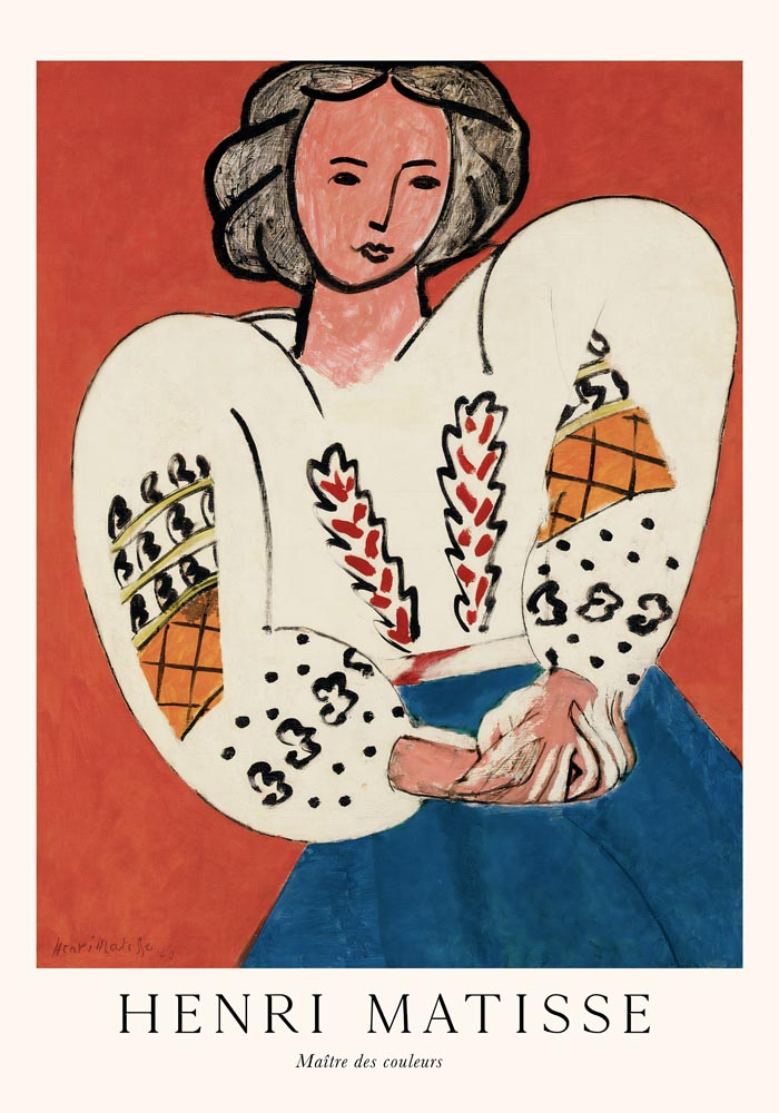La Blouse roumaine by Henri Matisse Exhibition Poster