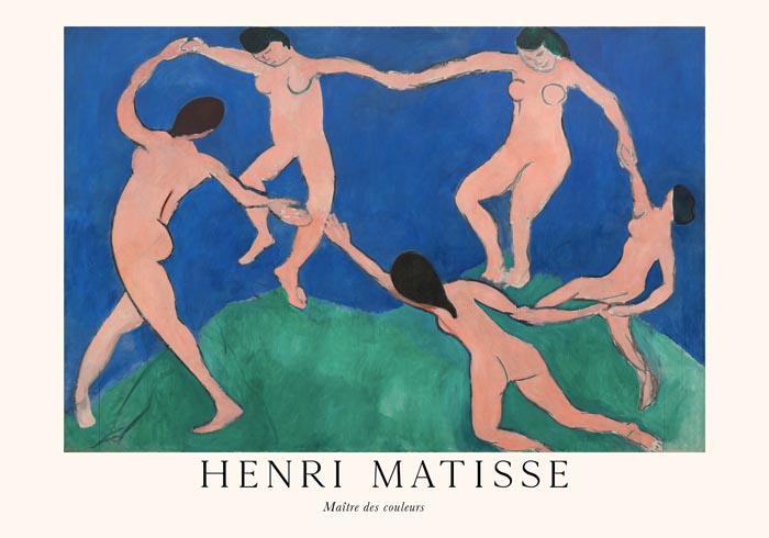 La danse (first version) (1909) by Henri Matisse Exhibition Poster