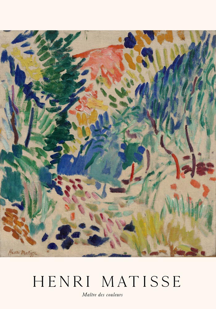 Landscape at Collioure by Henri Matisse Exhibition Poster