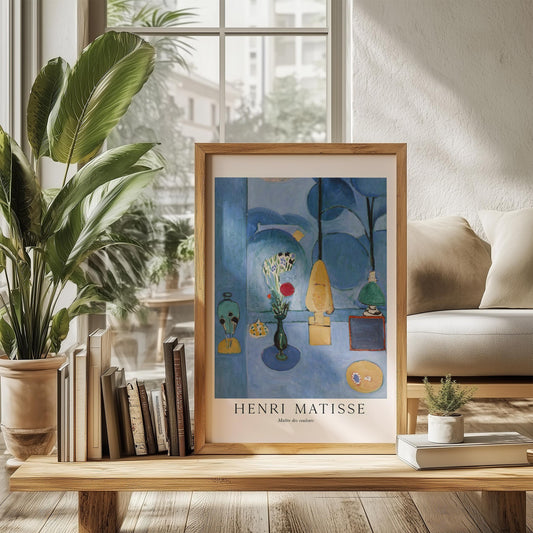 La glace sans tain (The Blue Window) by Henri Matisse Exhibition Poster