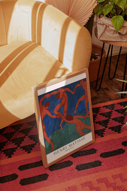 Le Dance Vertical by Henri Matisse Exhibition Poster