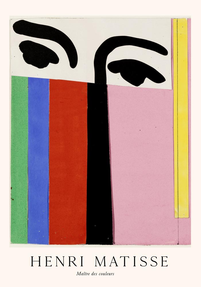 Cover design for exhibition catalogue Henri Matisse by Henri Matisse Exhibition Poster