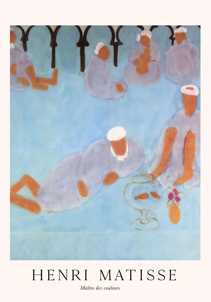 Café Marocain by Henri Matisse Exhibition Poster