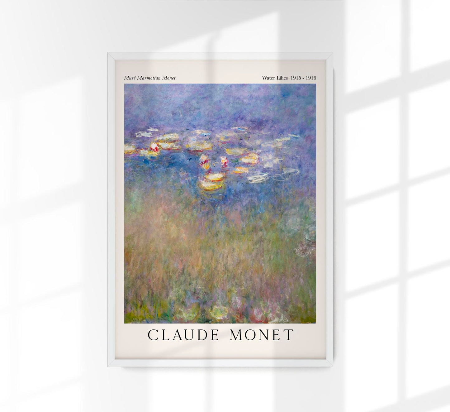 Water Lillies by Monet Exhibition Poster