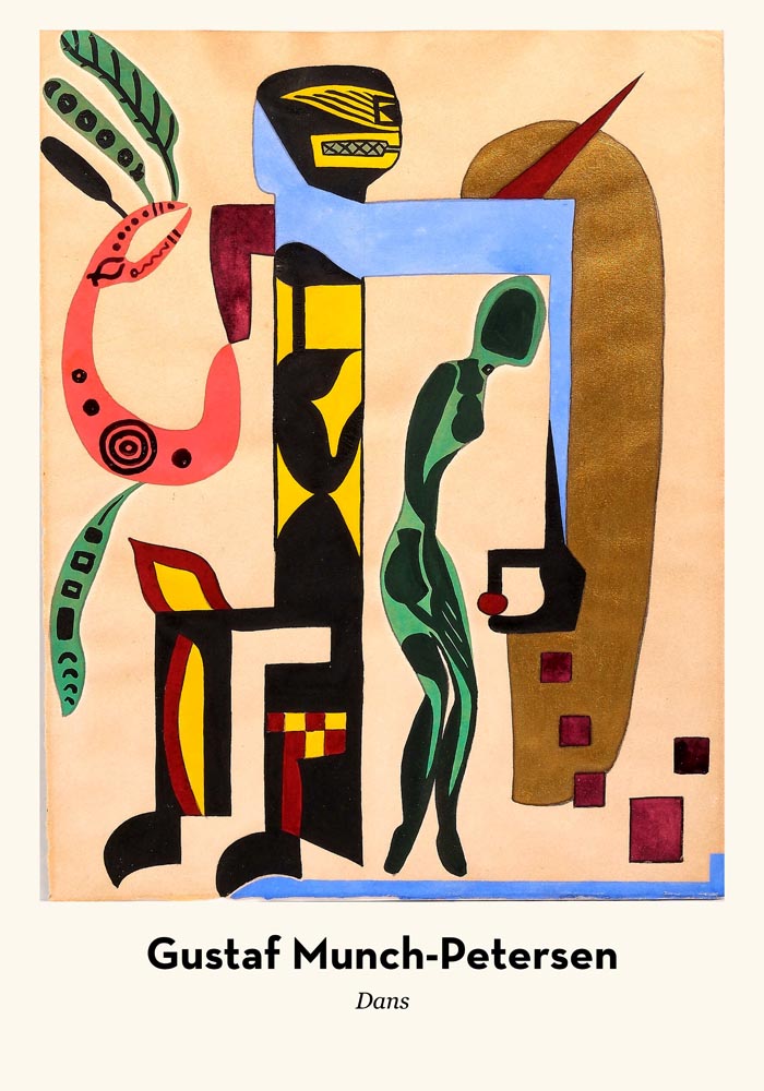 Dance by Gustaf Munch-Petersen Exhibition Poster
