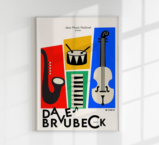 Dave Brubeck Music Poster