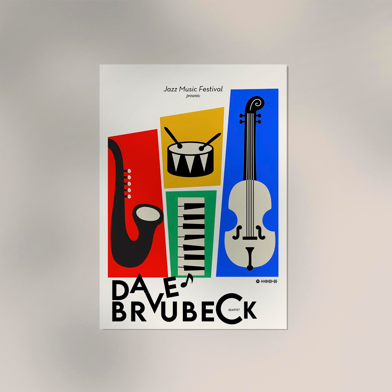 Dave Brubeck Music Poster