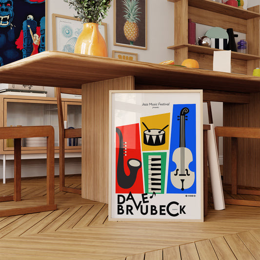 Dave Brubeck Music Poster