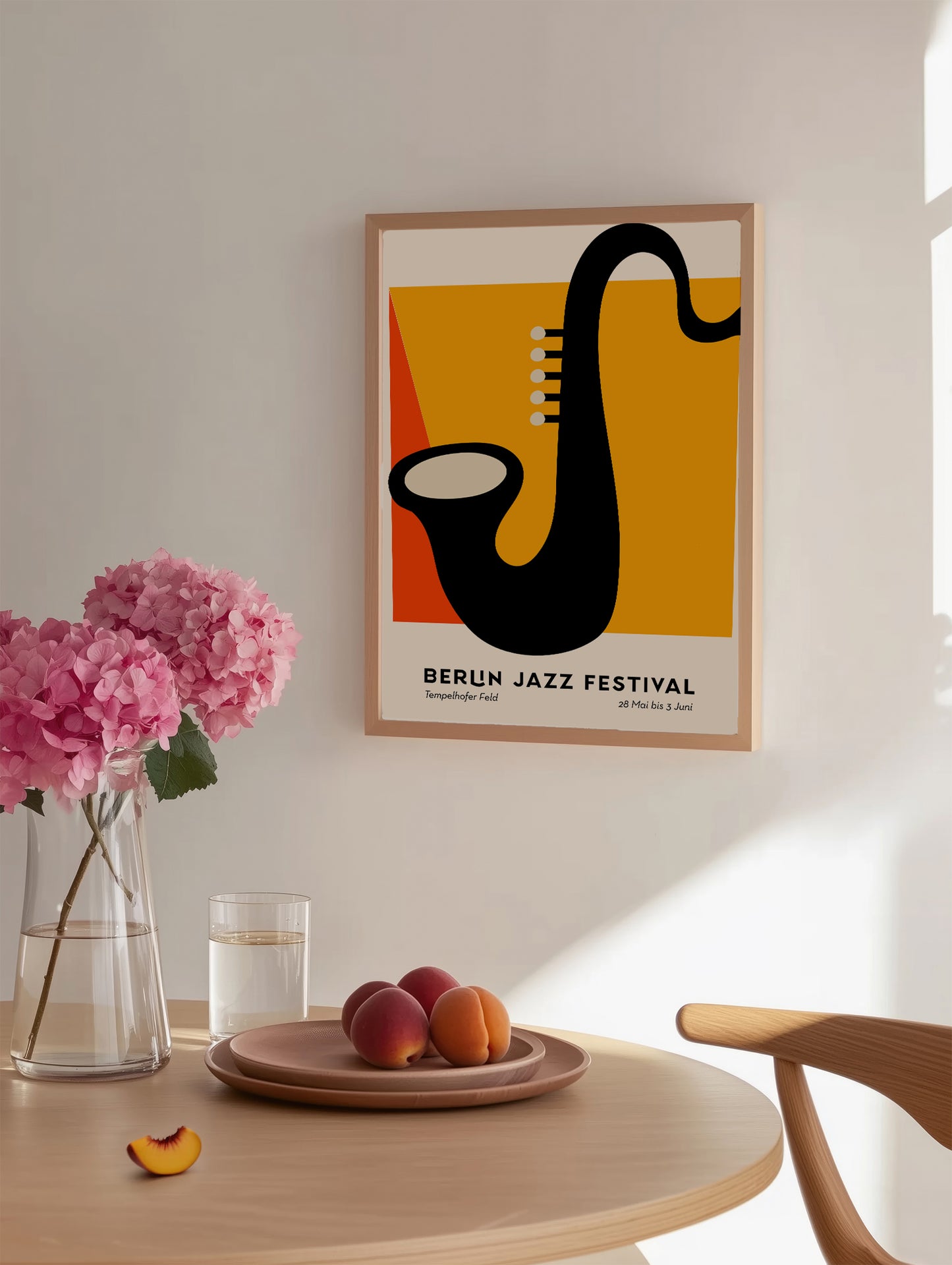 Sax Berlin Jazz Music Poster