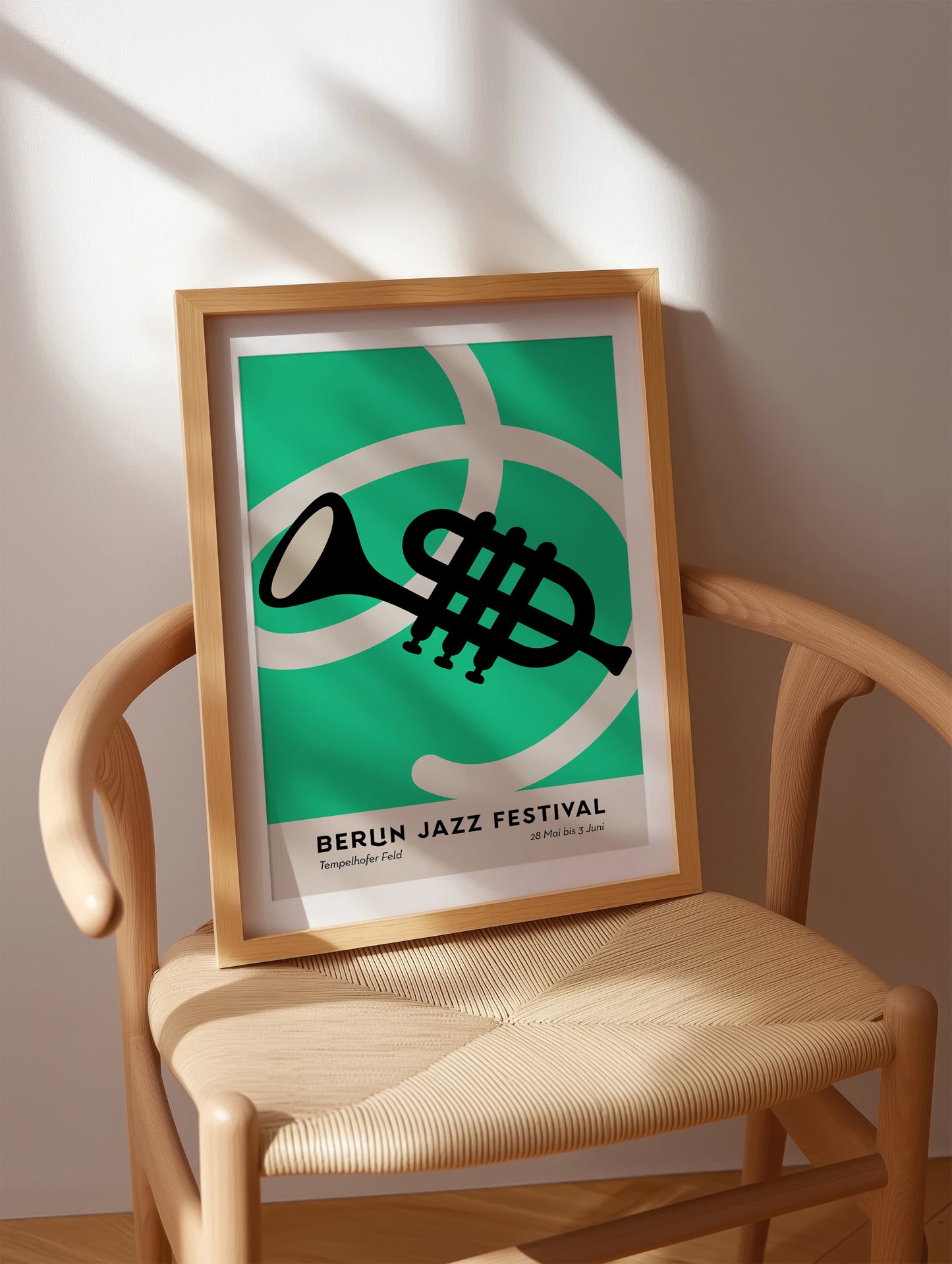 Trumpet Berlin Jazz Music Poster