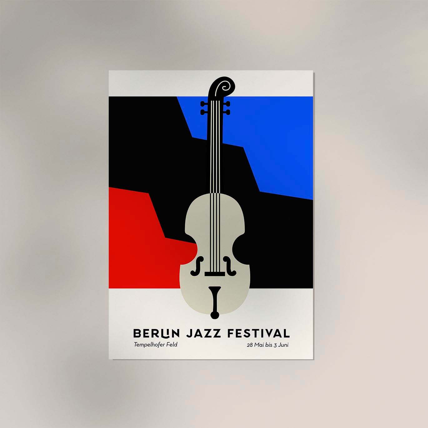 Counterbass Berlin Jazz Music Poster