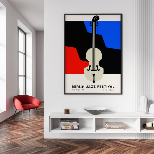 Counterbass Berlin Jazz Music Poster