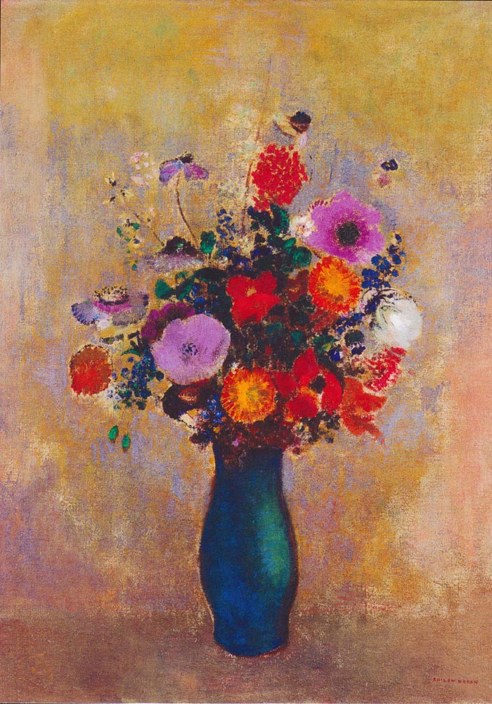 Field Flowers Painting by Odilon Redon