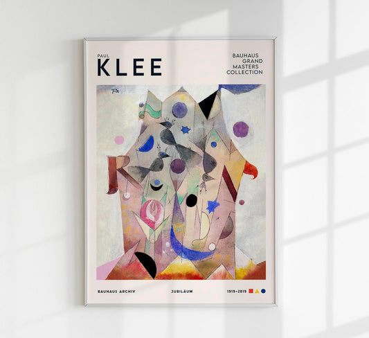 Paul Klee Persian Nightingales Art Exhibition Poster