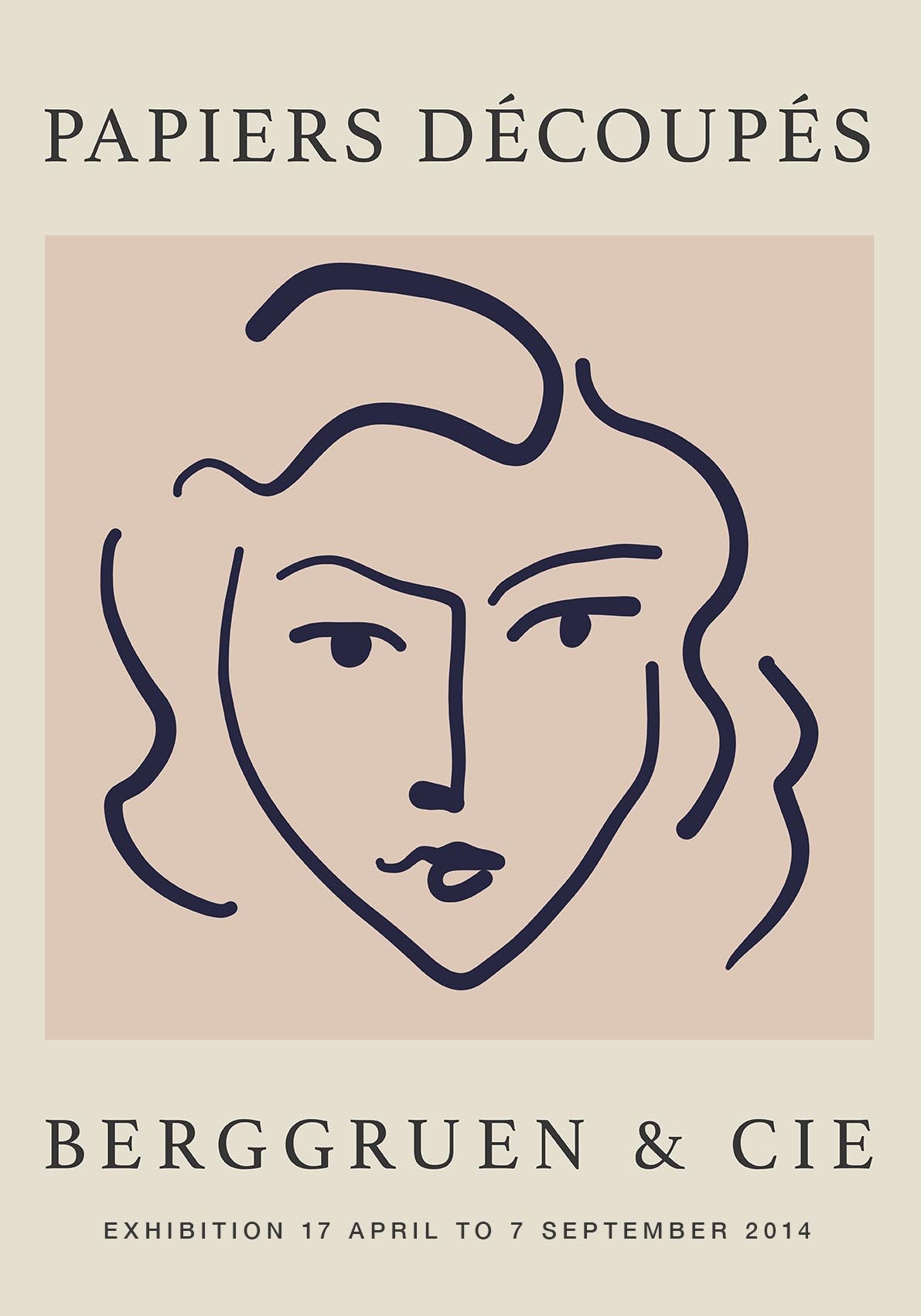 Contour No. 1 Papiers Decoupes Art Poster