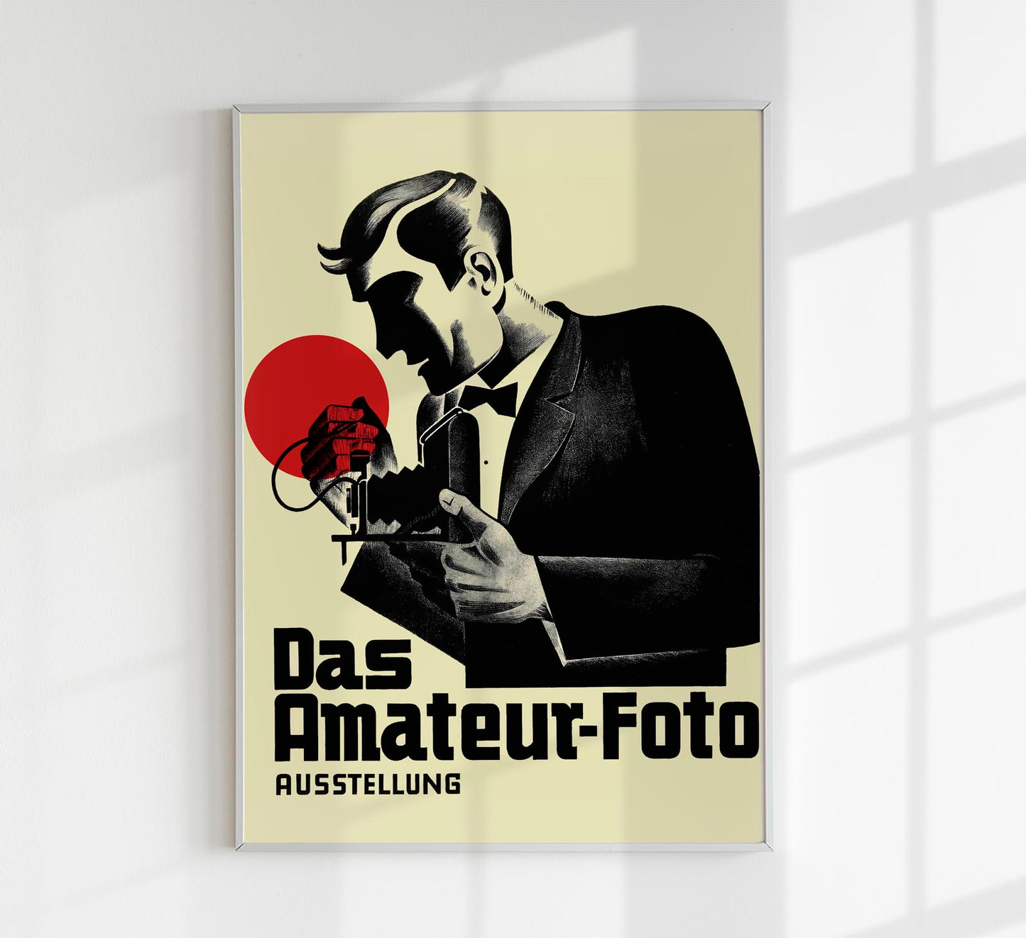 Amateur Photography Exhibition German Ad Vintage Poster