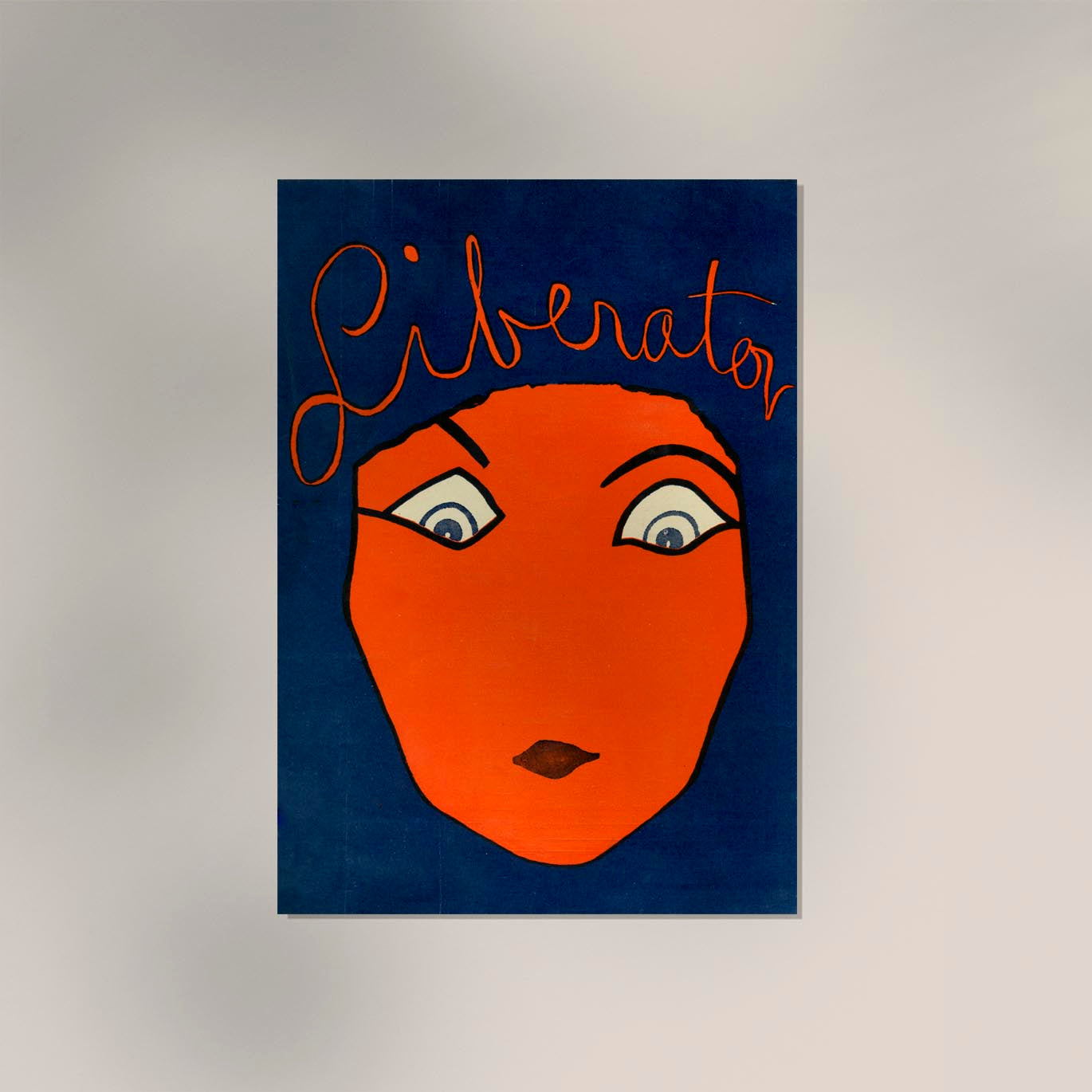 The Liberator Bookcover Vintage Poster