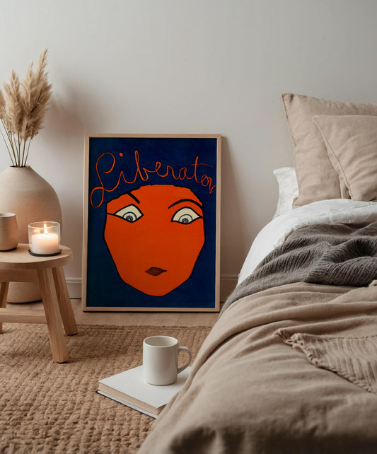 The Liberator Bookcover Vintage Poster