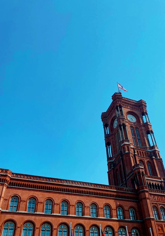 Rotes Rathaus in Berlin Photo Print