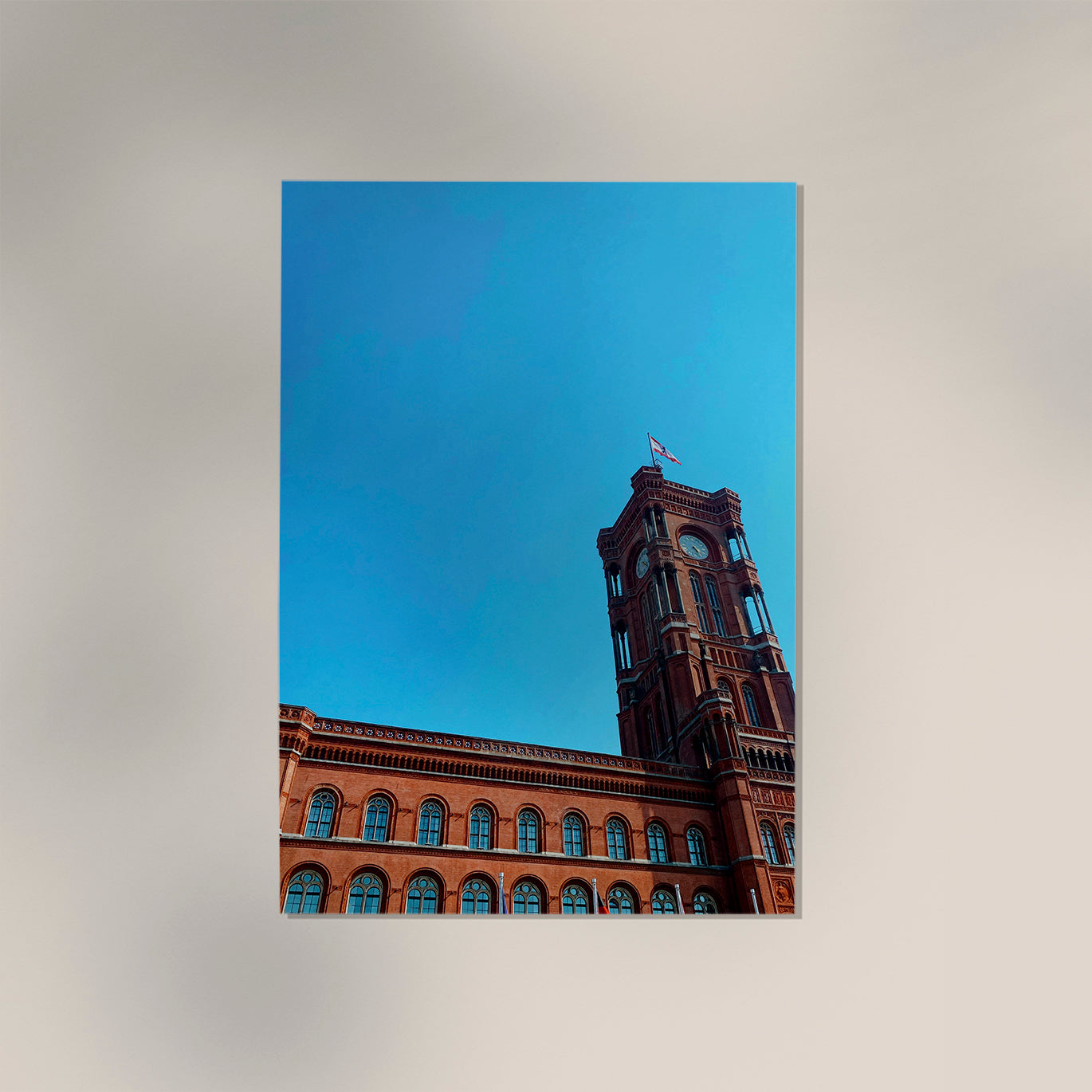 Rotes Rathaus in Berlin Photo Print