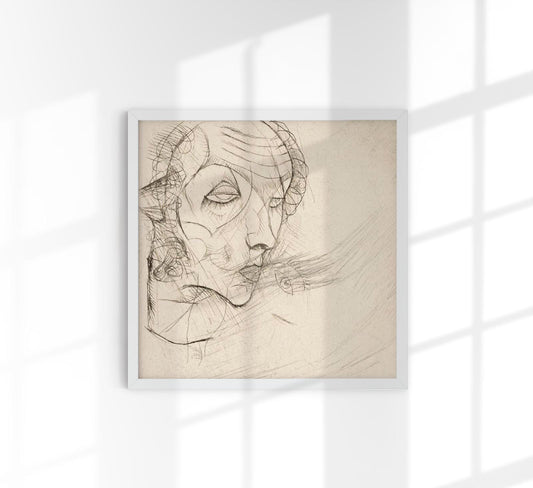 Self portrait by Egon Schiele