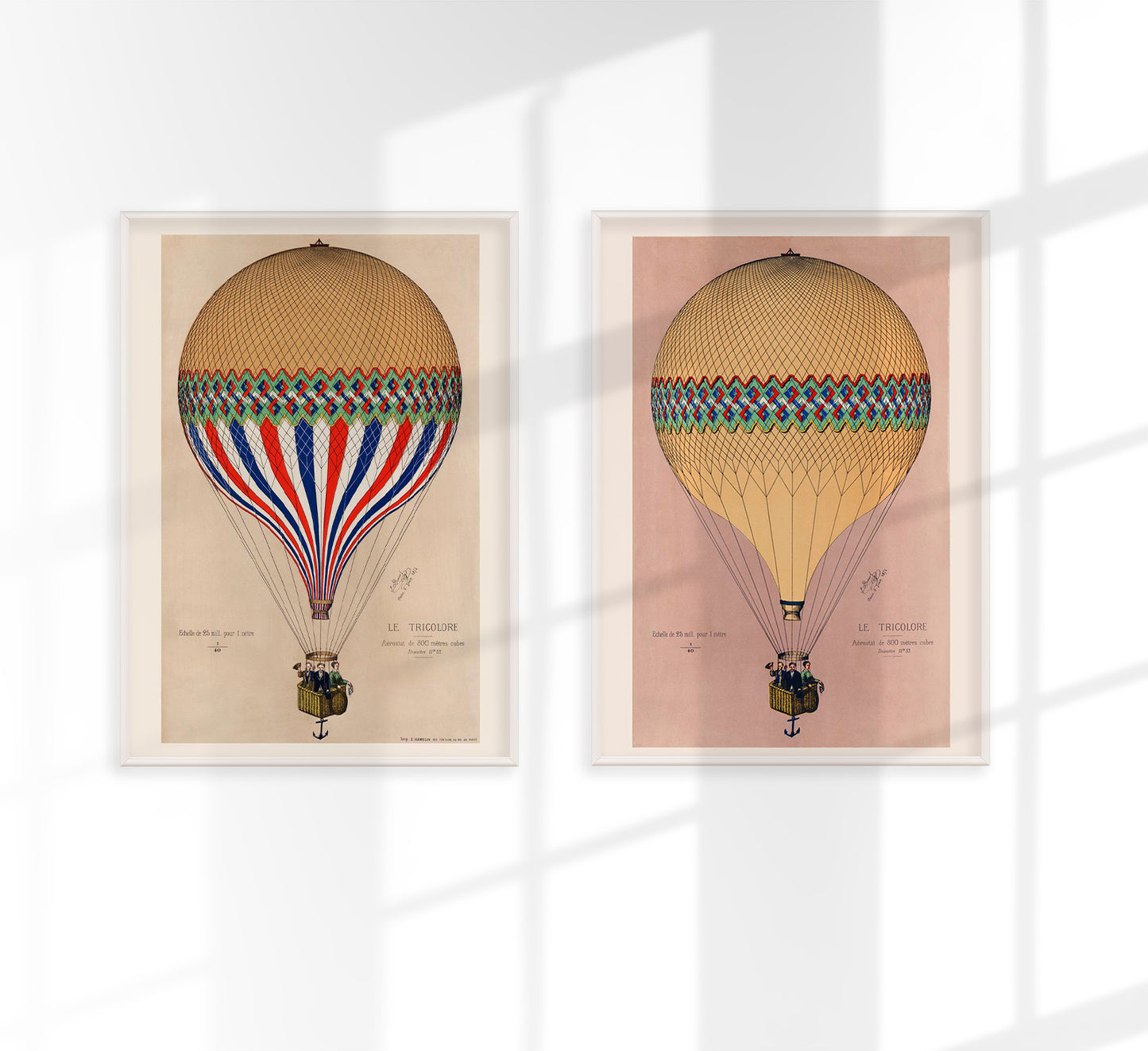 Double Balloons Set of 2 Prints