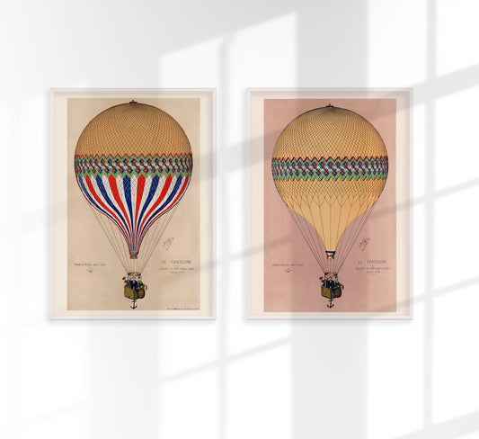 Double Balloons Set of 2 Prints