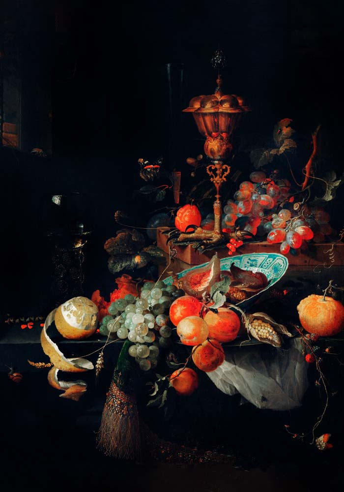Fruits by Abraham Mignon Botanical Poster