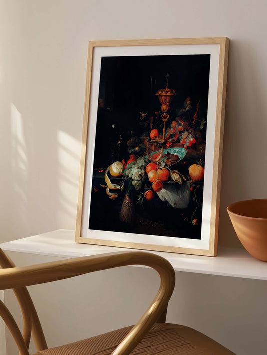 Fruits by Abraham Mignon Botanical Poster