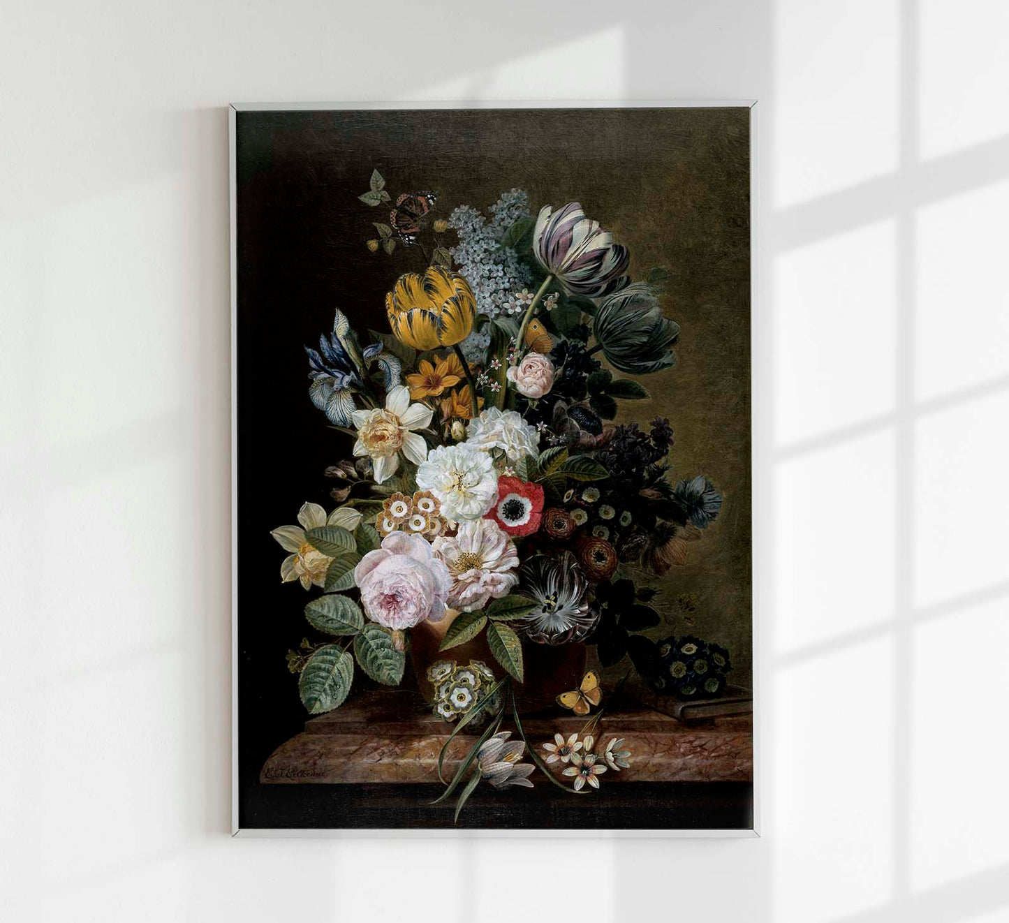 Still Life with Flowers by Eelke Jelles Eelkema Botanical Poster
