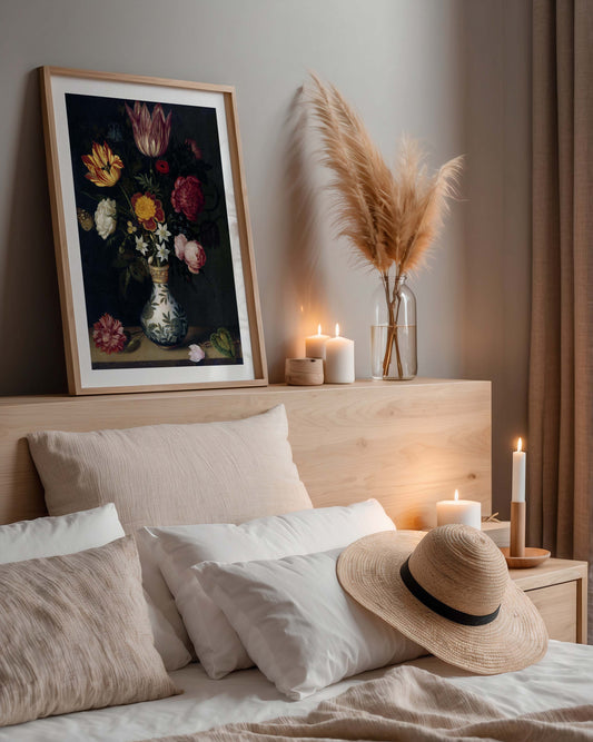 Still Life with Flowers in Wan-Li Vase by Ambrosius Bosschaert Botanical Poster