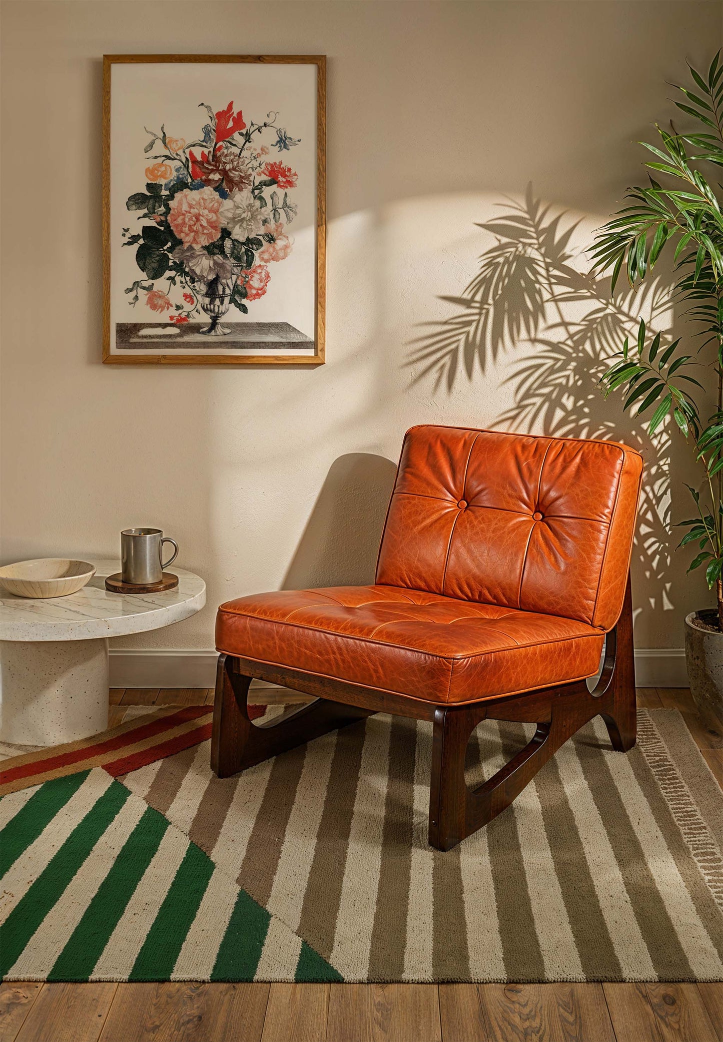 Stone vase with flowers nr 3 by Johan Teyler Botanical Poster