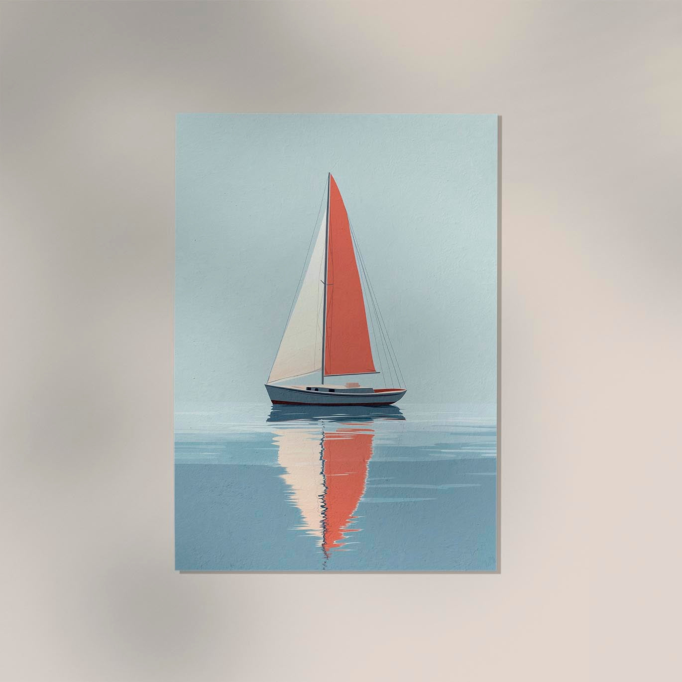 Sailing day nr 2 Art Poster