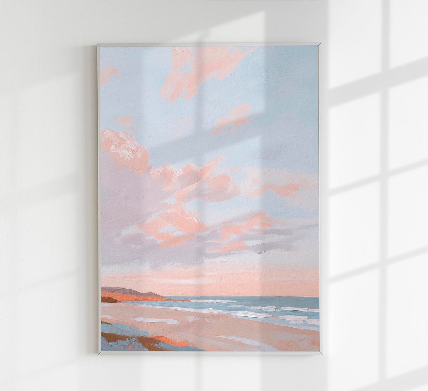 Sunset on the beach nr 2 Art Print