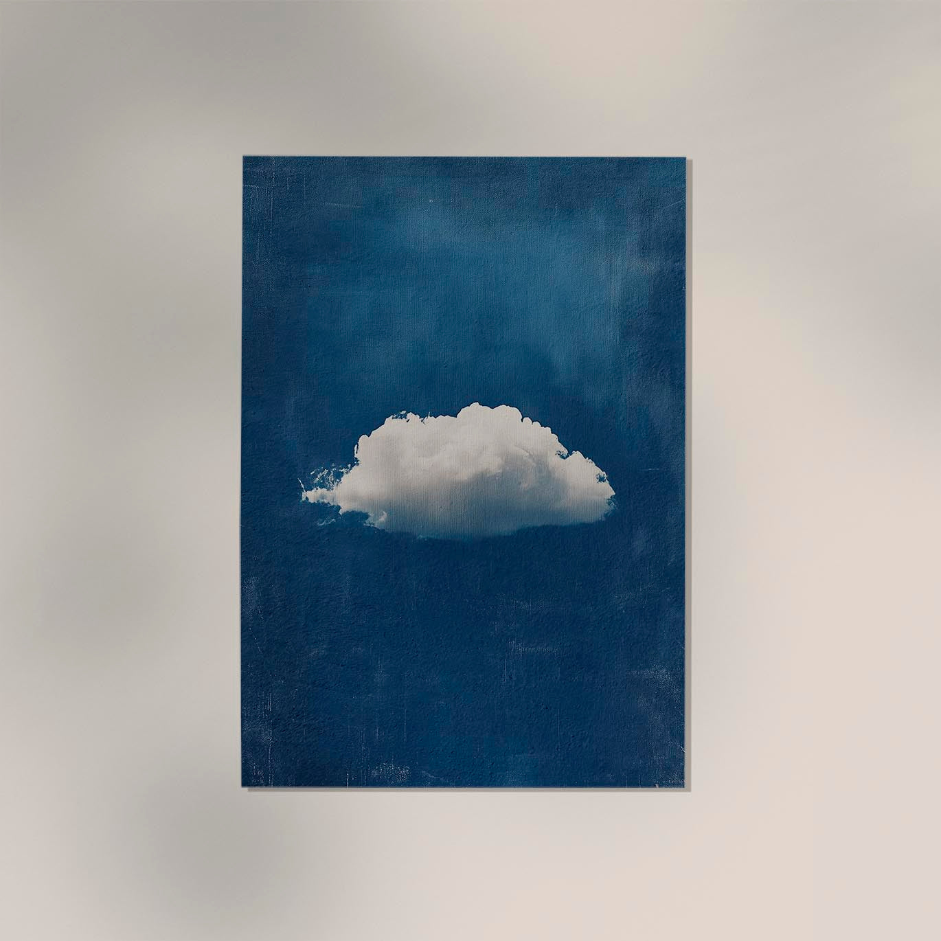 Blue Sky and the Cloud Art Print