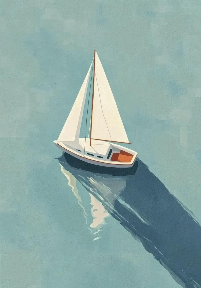 Sailboat nr 1 Art Poster