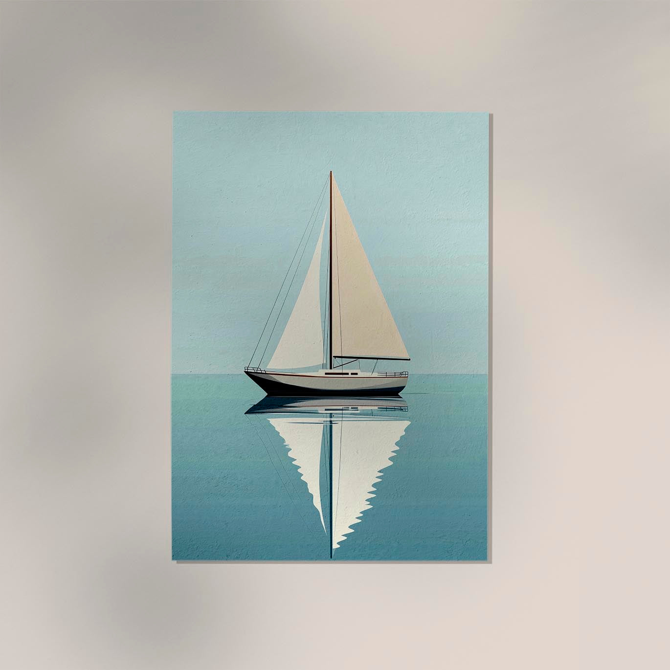 Sailing day Art Poster