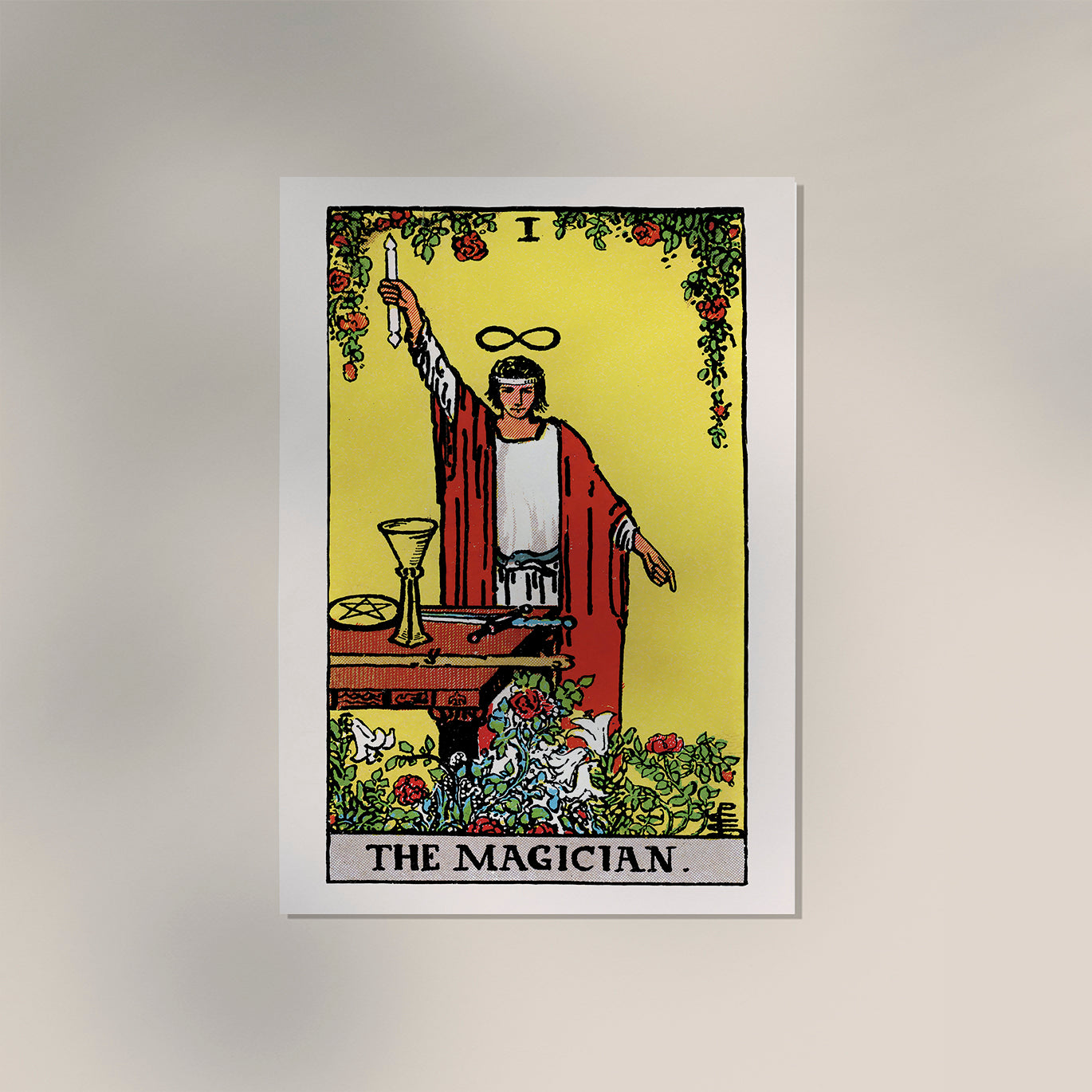 The Magician Tarot Art Poster
