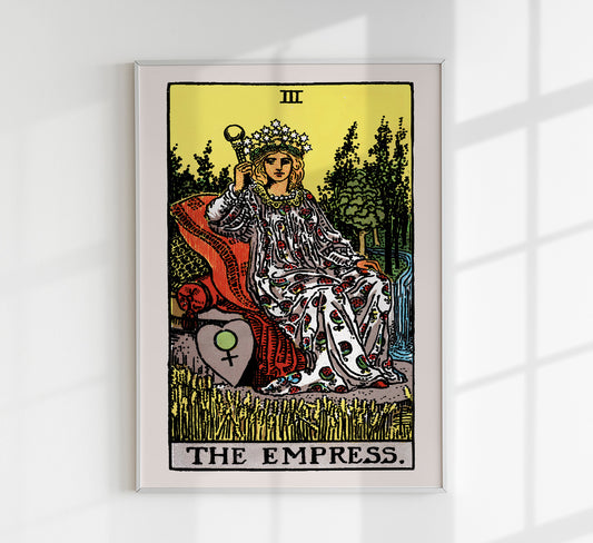 The Empress Tarot Art Poster