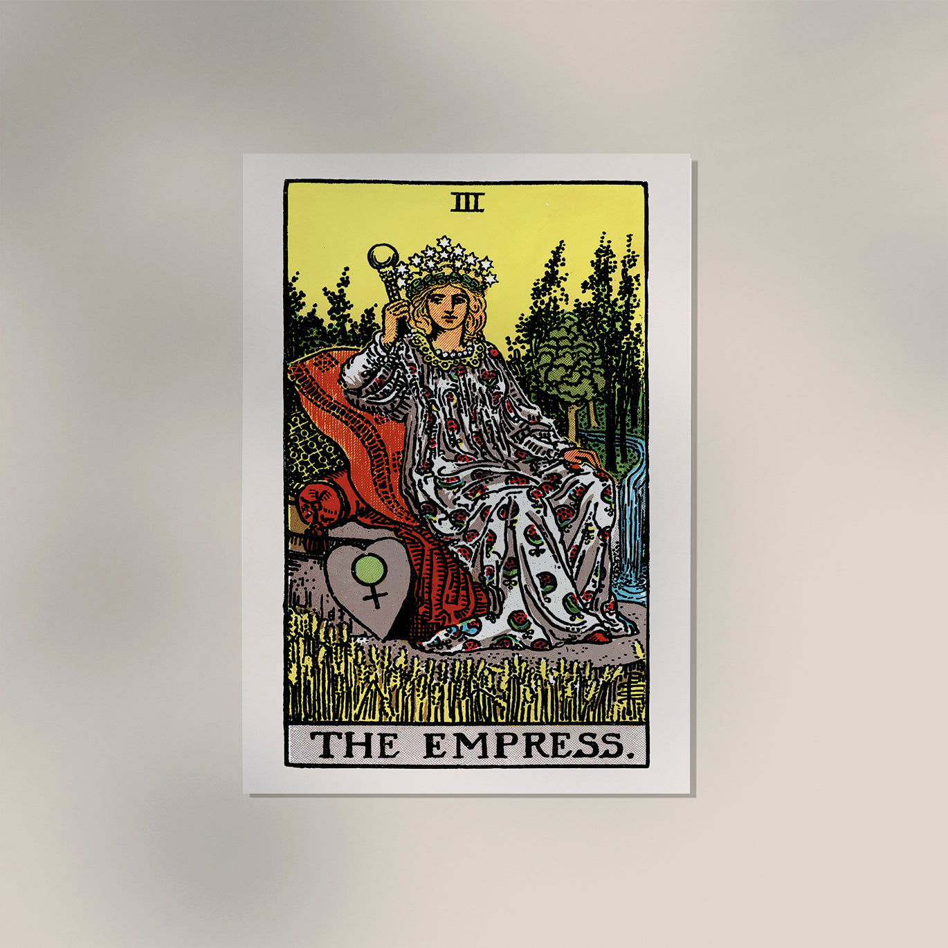 The Empress Tarot Art Poster