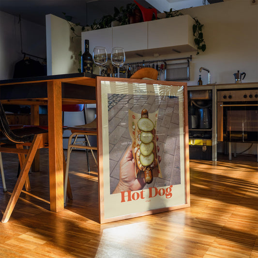 The Kitchen Diary: Hot Dog Club Poster
