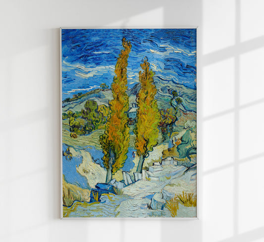 The Poplars at Saint-Rémy by Van Gogh