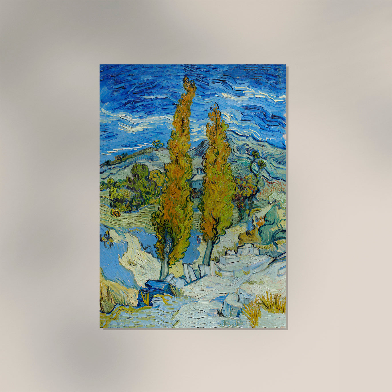 The Poplars at Saint-Rémy by Van Gogh