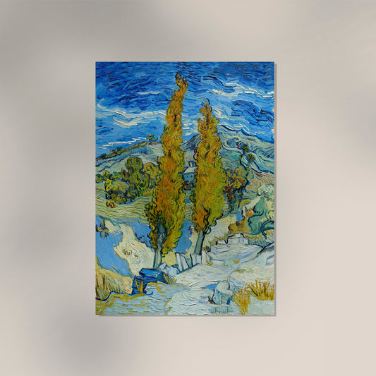 The Poplars at Saint-Rémy by Van Gogh
