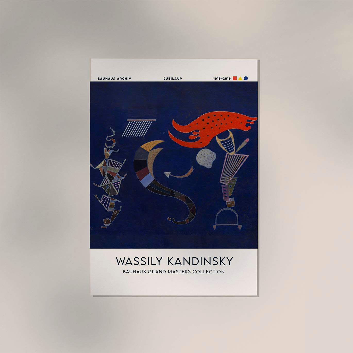 La flèche (1943) by Wassily Kandinsky Exhibition Poster