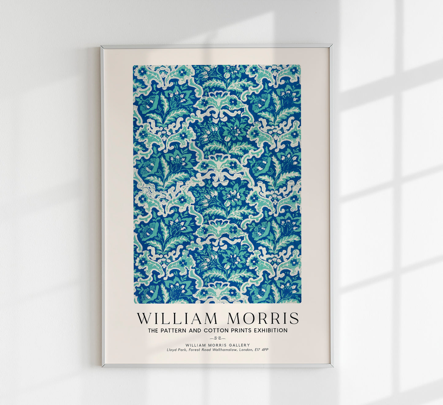 William Morris Vintage Floral Wallpaper Art Exhibition Poster
