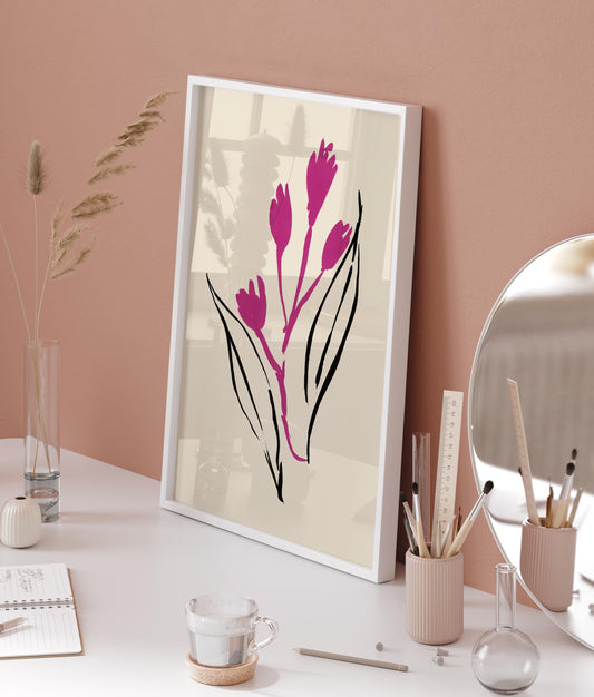 Magenta and Black lines