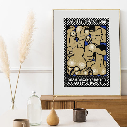 Vaudeville Act by Moritz Jung Vintage Poster